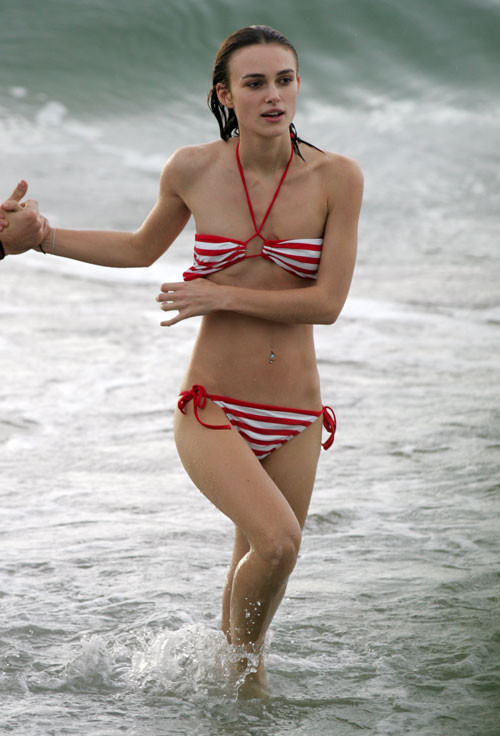 Keira Knightley in bikini paparazzi pictures #75441266