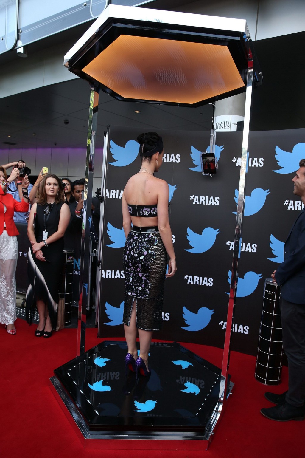 Katy Perry pantyless wearing a side seethrough skirt at the 28th Annual ARIA Awa #75179895