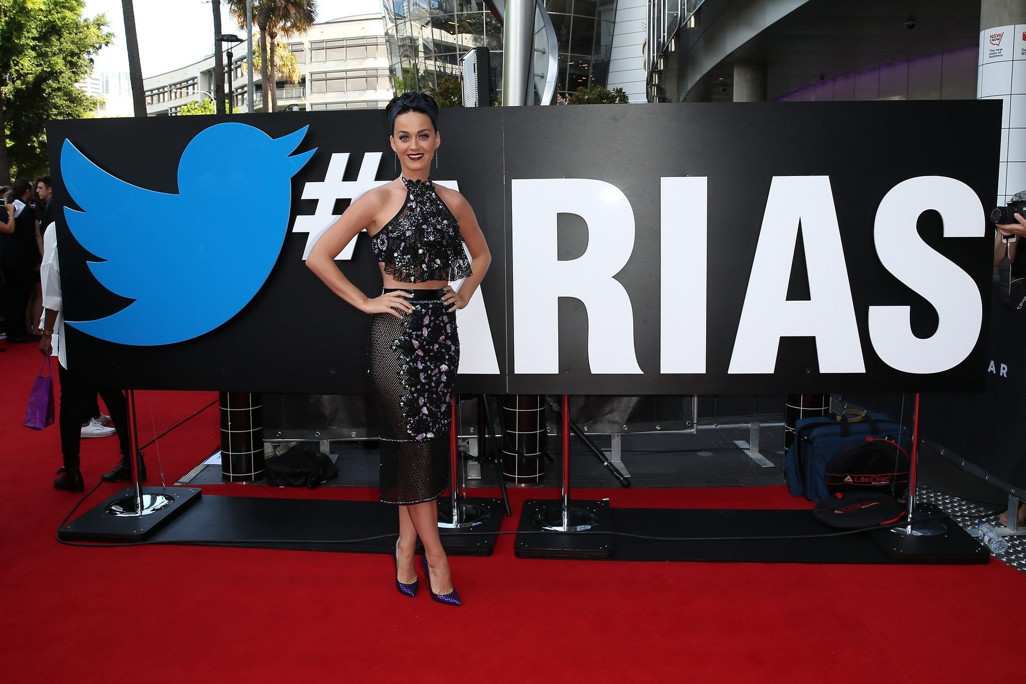 Katy Perry pantyless wearing a side seethrough skirt at the 28th Annual ARIA Awa #75179912
