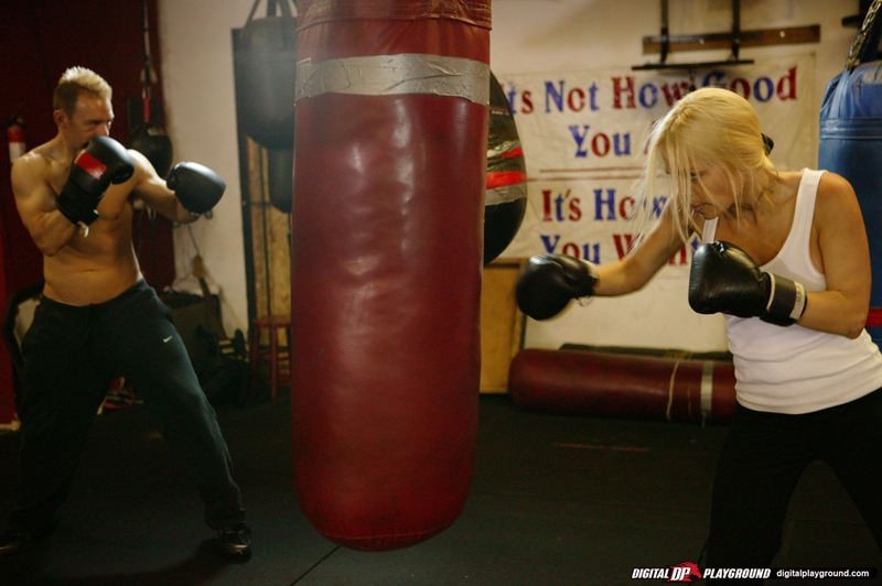 Jesse Jane gets nailed after a hard workout of boxing #73585241