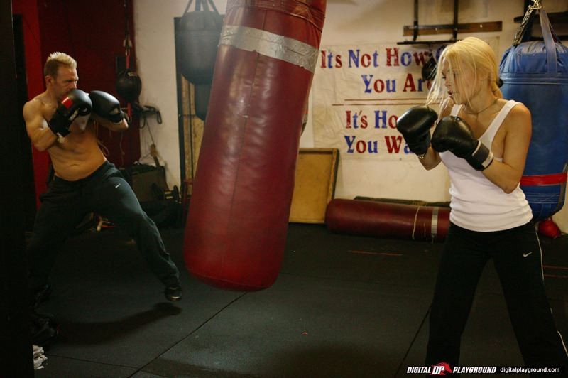 Jesse Jane gets nailed after a hard workout of boxing #73585249