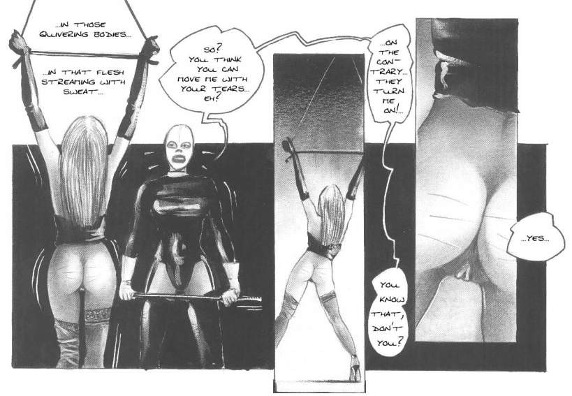 Bande dessinée hardcore sur le bondage sexuel
 #72226420