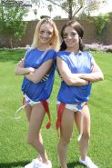 Jordan Capri And Her Girlfriends Playing Flag Football In Panties!