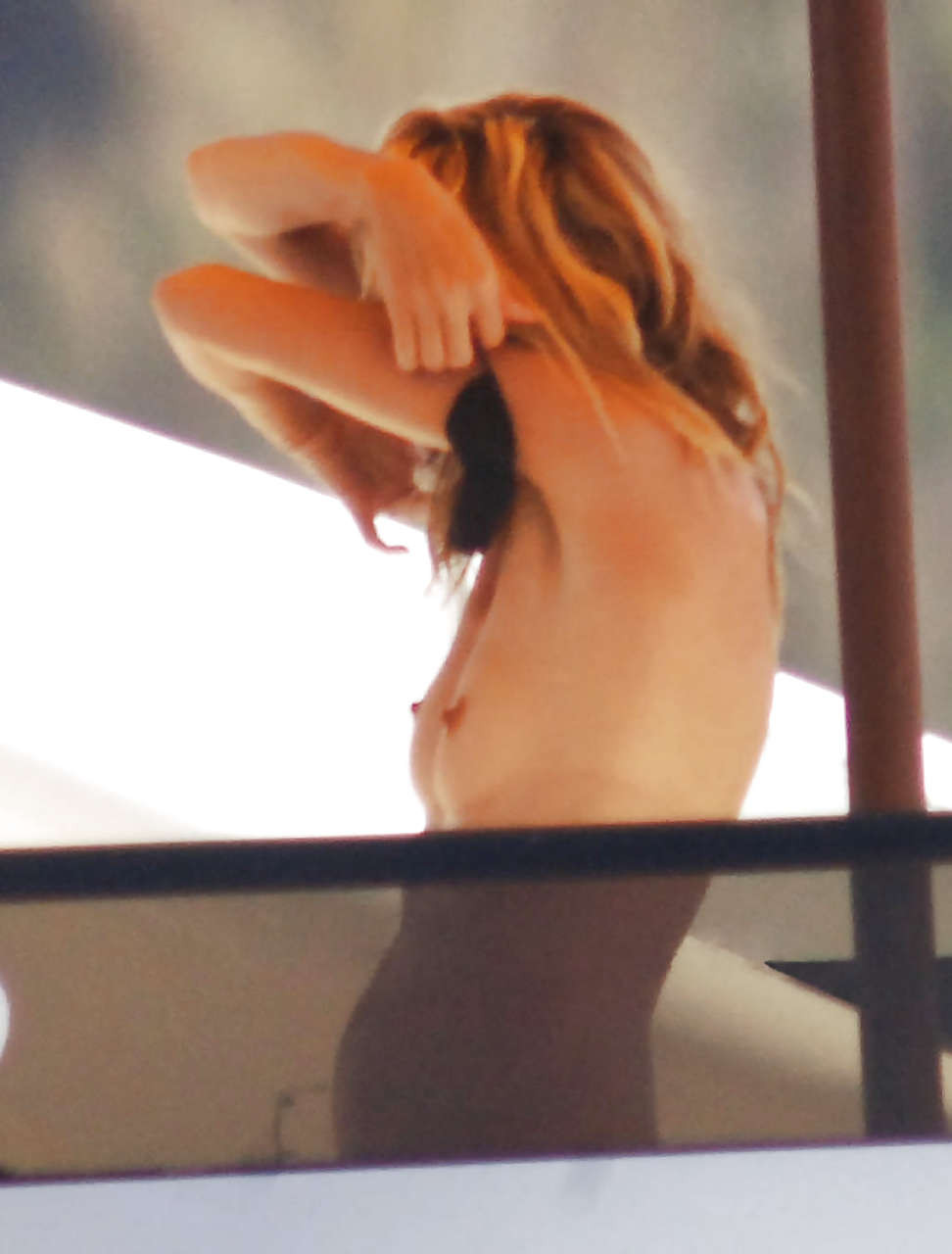 Heidi Klum caught enjoy sunbathing topless on yacht by paprazzi and posing sexy #75295183