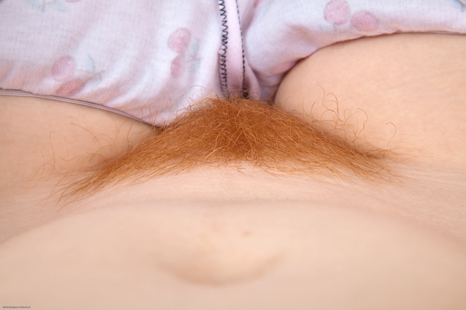 Tattooed hairy pale redhead Kendra spreading furry pussy #67716691