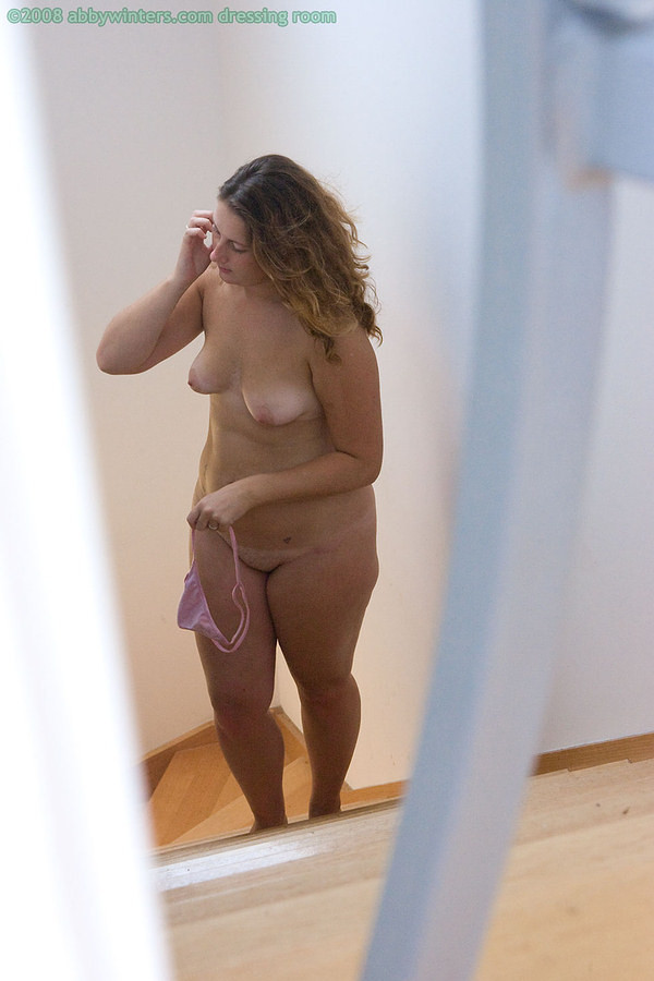 Hidden Camera Watches as Chubby Chick Gets Dressed #75553087