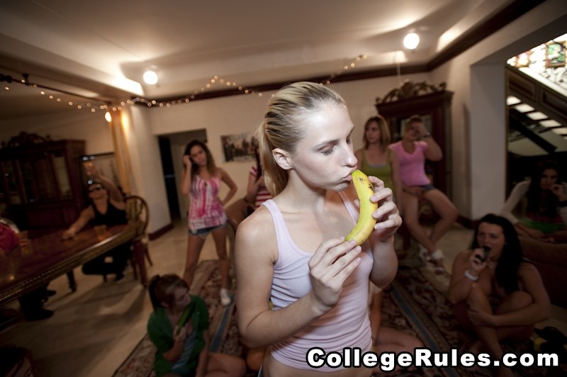 Naked tattooed girl having fun licking her girlfriend tits #74524519