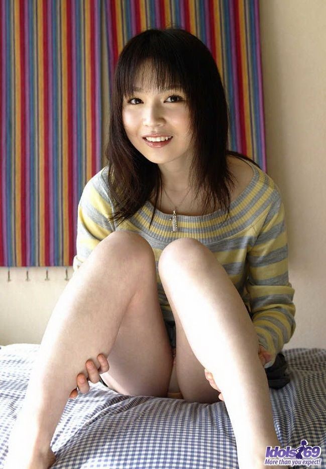Petite japanese Kanan Kawaii showin tits and pussy #69785649