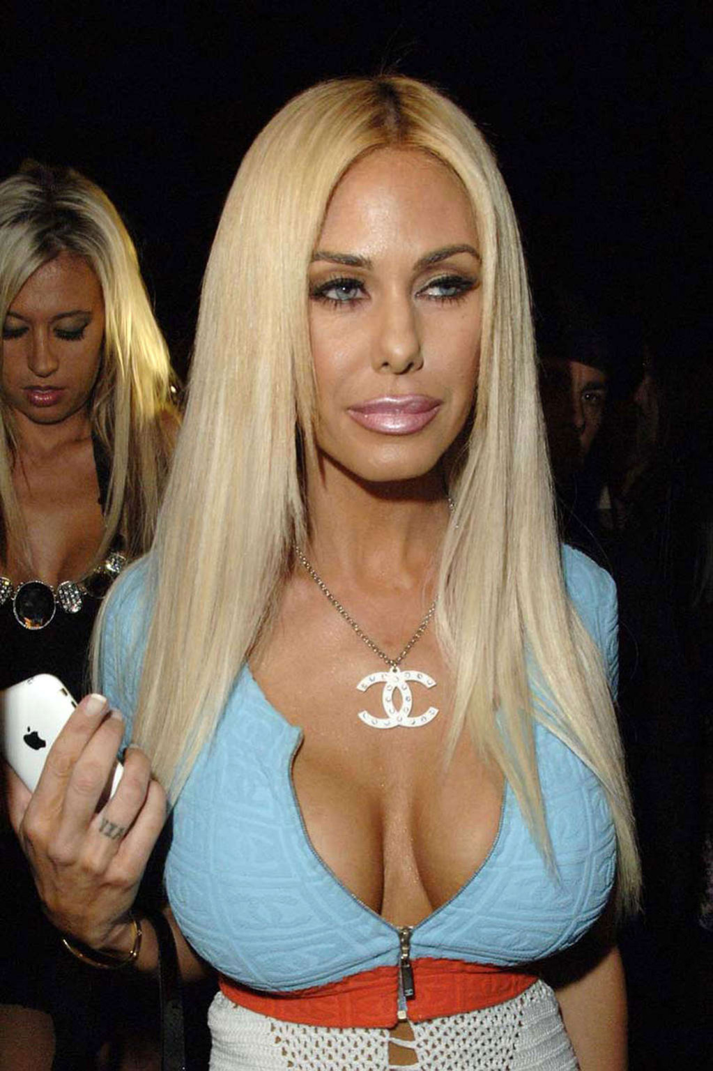 Shauna Sand exposing her pussy in see thru panties upskirt paparazzi pictures #75376287