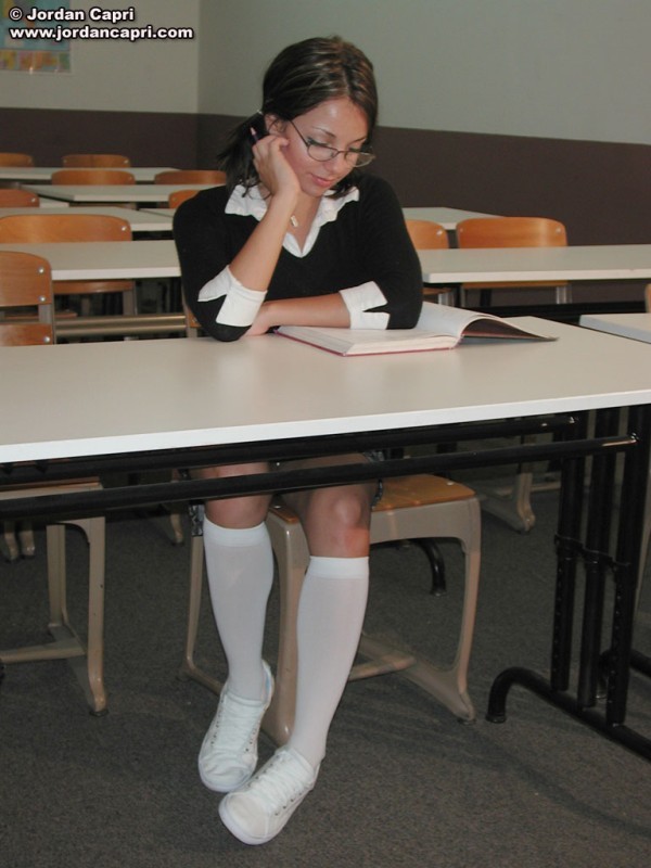 Sexy schoolgirl stripping after study hall #79040808