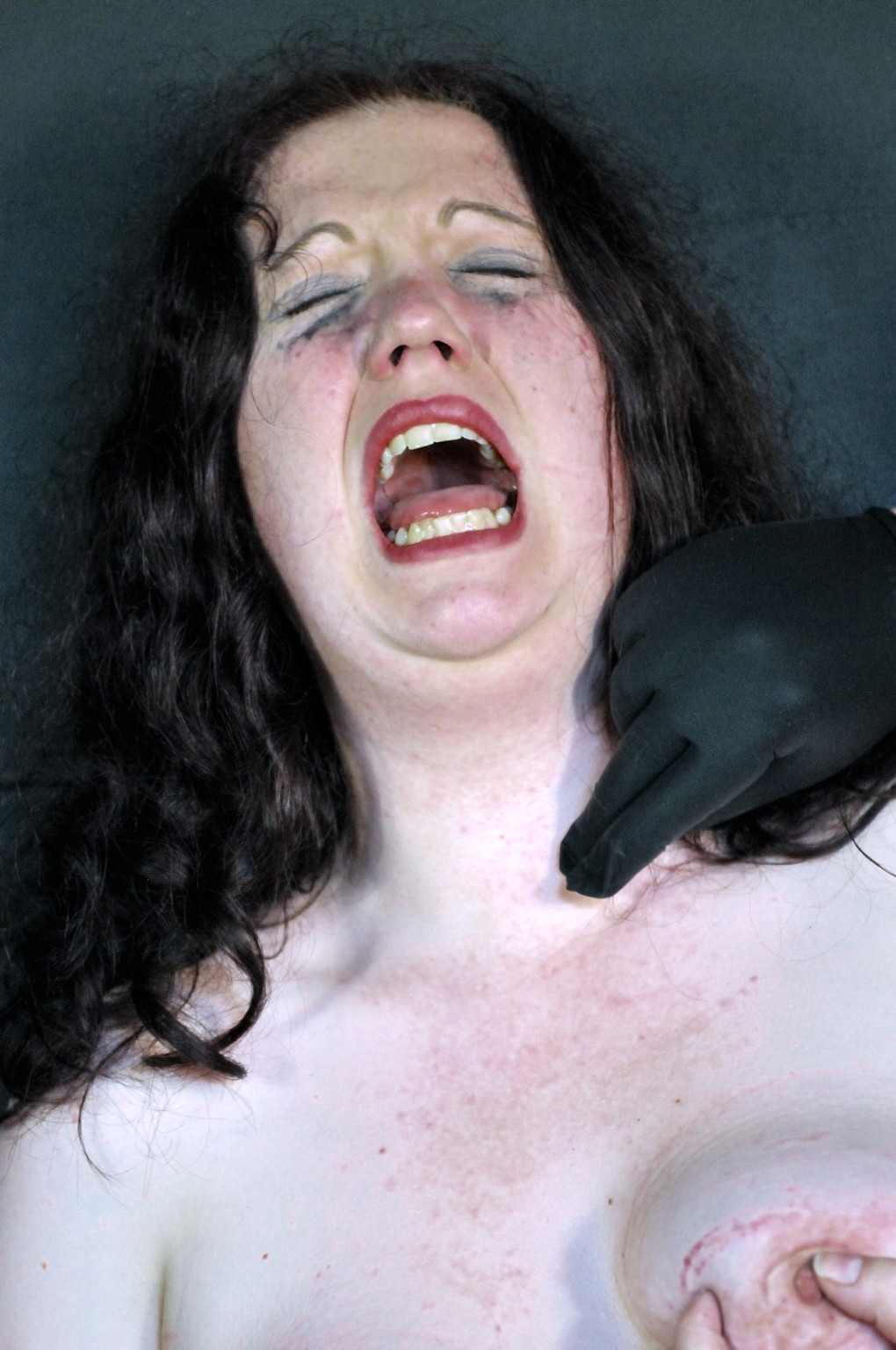 Extreme needle torture of bbw painslut RosieB in destroyed tit punishments #71793434