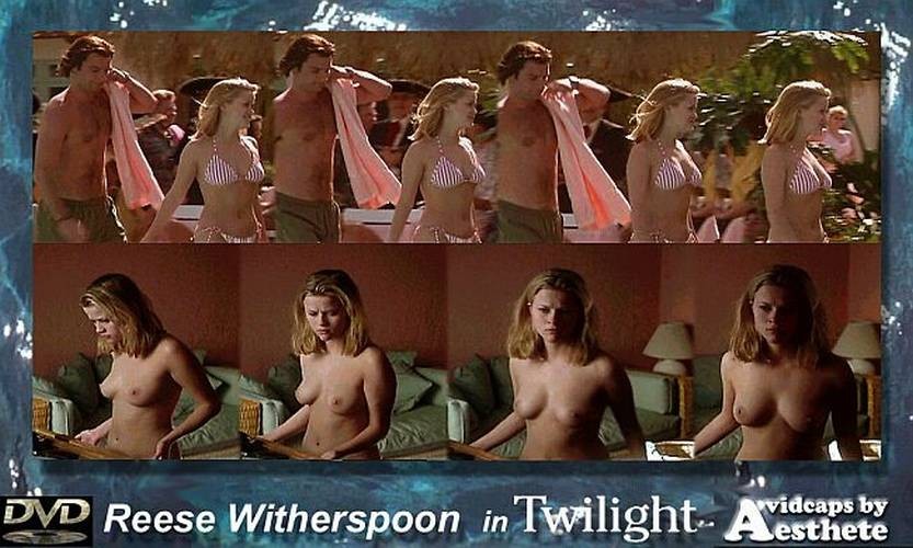 cute actress Reese Witherspoon topless in early B movie #75350044