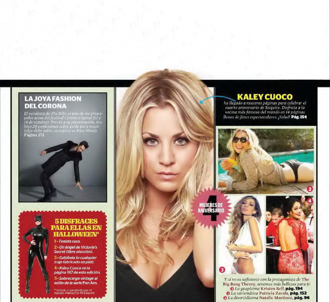Kaley Cuoco posing in very hot Esquire Magazine Mexico photoshoot #75250551