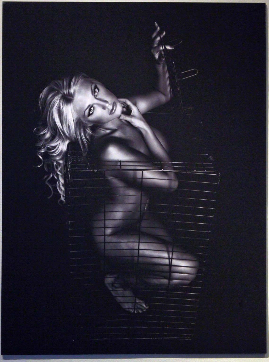 Brooke Hogan nude in cage for new PETA ad campaign #75292029