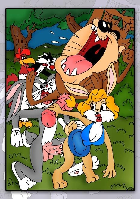 Honey Bunny wird von Daffy Duck in den Rachen gefickt
 #69632044