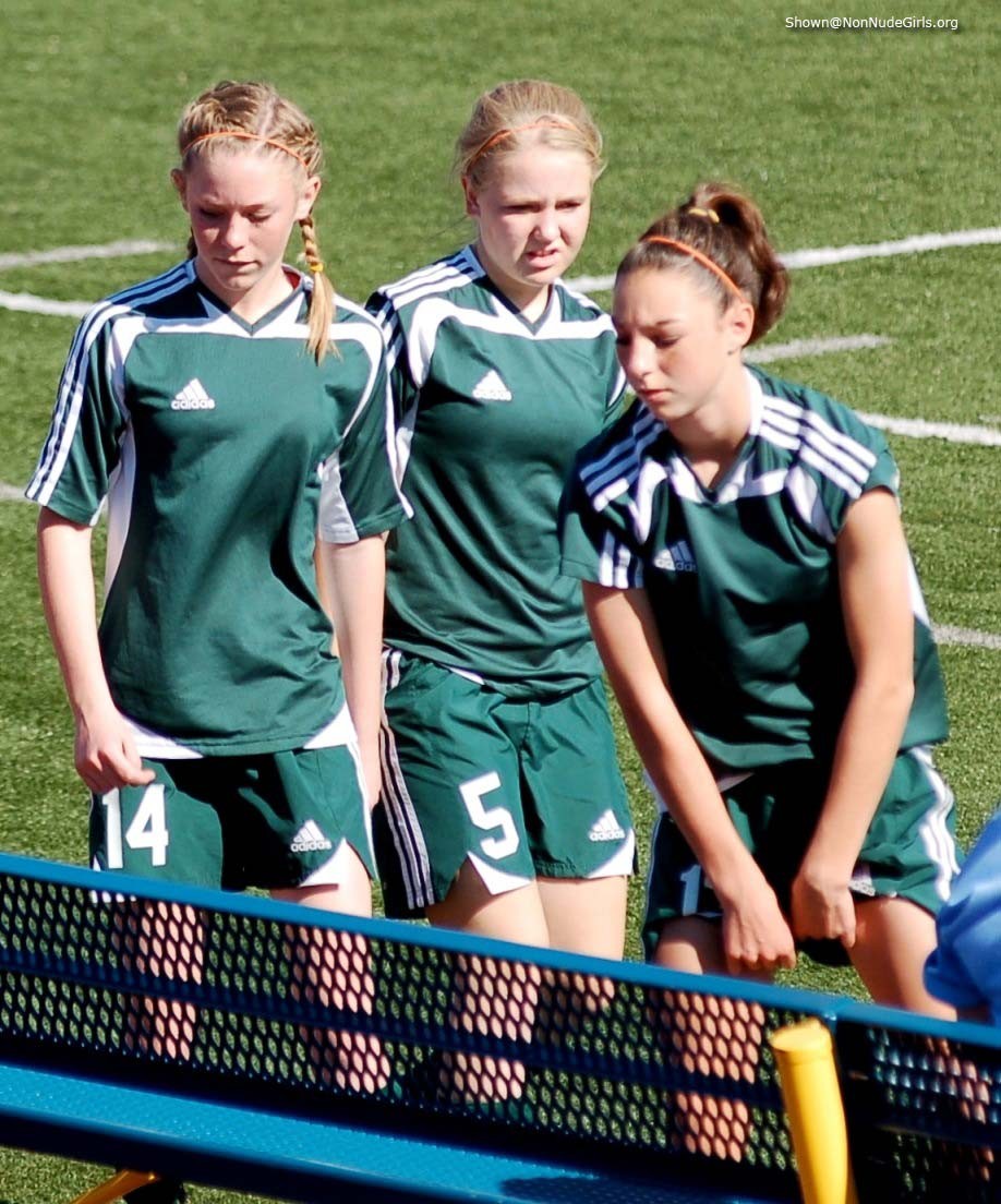 Teen girls playing soccer #78627152