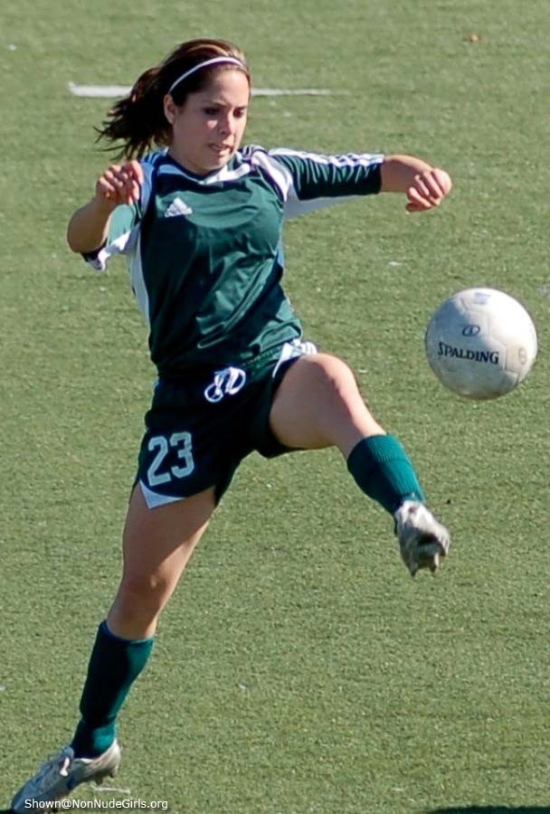 Teen girls playing soccer #78627172