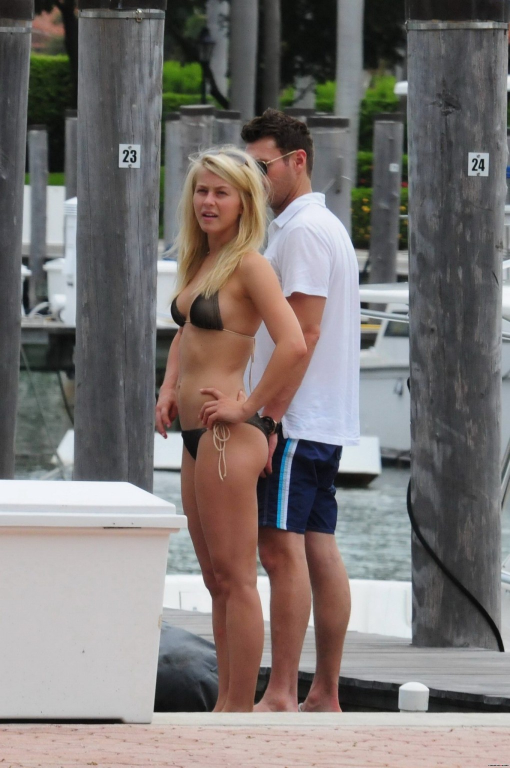 Julianne Hough shows off her ass wearing bikini in Miami #75298327