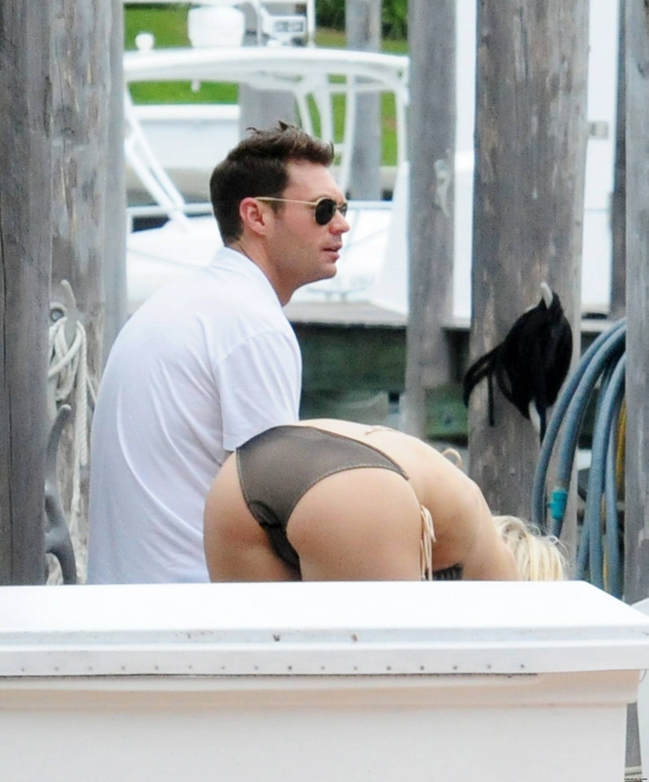 Julianne Hough shows off her ass wearing bikini in Miami #75298401