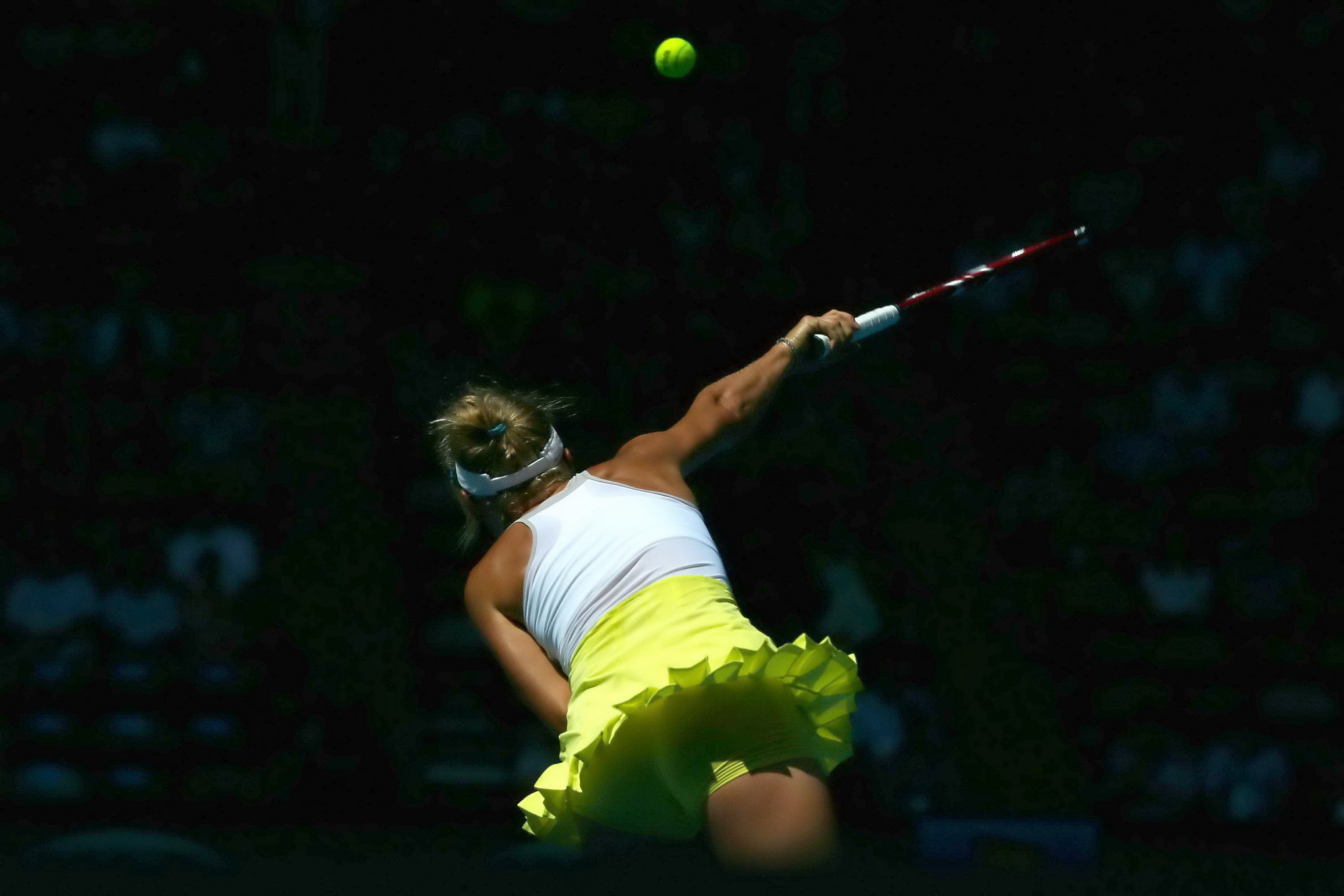 Caroline Wozniacki showing sweaty cleavage  camelote at the 2013 Australian Open #75242997