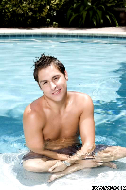 Come check Evan out as he and his new boy take a quick dip in the pool before th #76970525