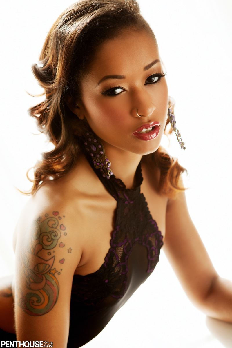 Skin Diamond rips off her sexy black outfit and heels #73343641