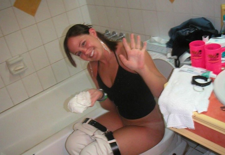 Dirty pics of hot cuties sitting in the WC #74549502