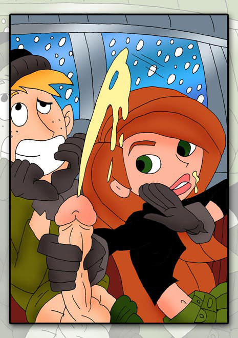 Kim Possible gets bitten by Gill's penis and gets off #69554577