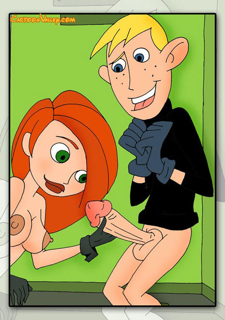 Kim Possible gets bitten by Gill's penis and gets off #69554590