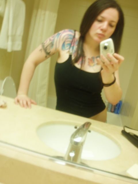 Real Emo Girlfriends Spreading And Flashing Perky Tits #77137547