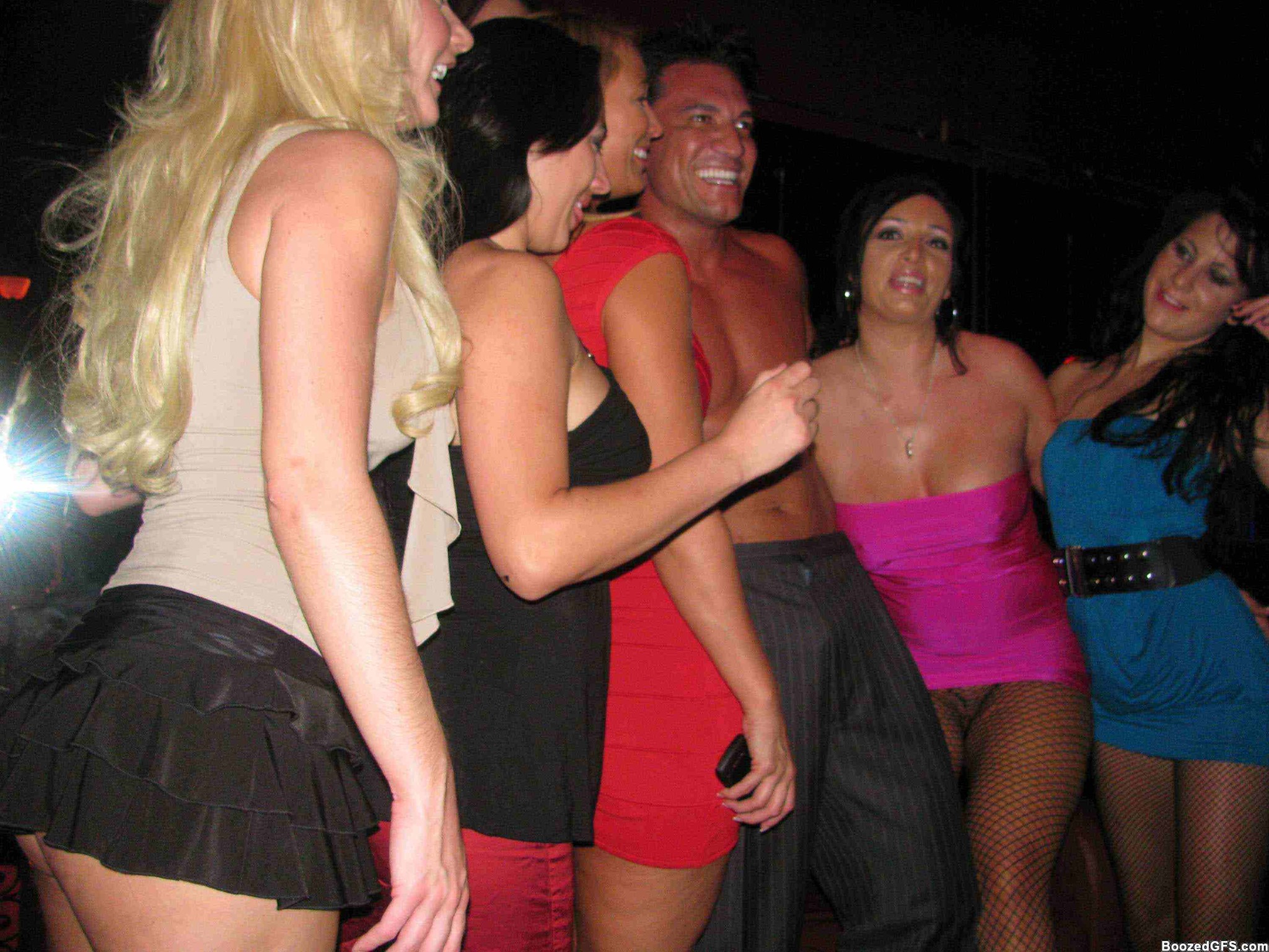 Horny male strippers with big cocks screwing chicks on party #76401065