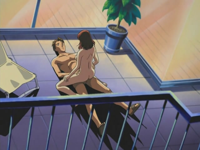 Horny couple does crazy poses in the dirty anime #69633793