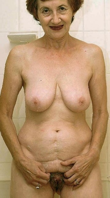 Grannies showing their wrinkled bodies #77242399