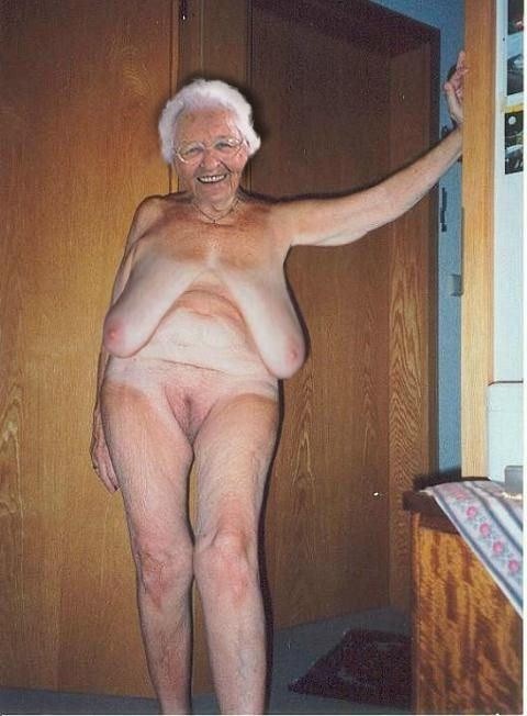Grannies showing their wrinkled bodies #77242433