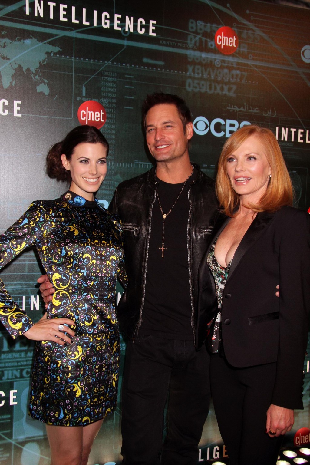 Marg Helgenberger showing huge cleavage at  CNET's 'Intelligence' premiere party #75208022