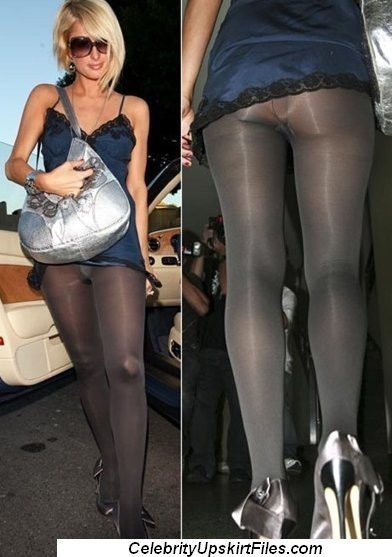 Paris Hilton zeigt Höschen in hinterhältigen Voyeur Upskirt-Bildern
 #75401667