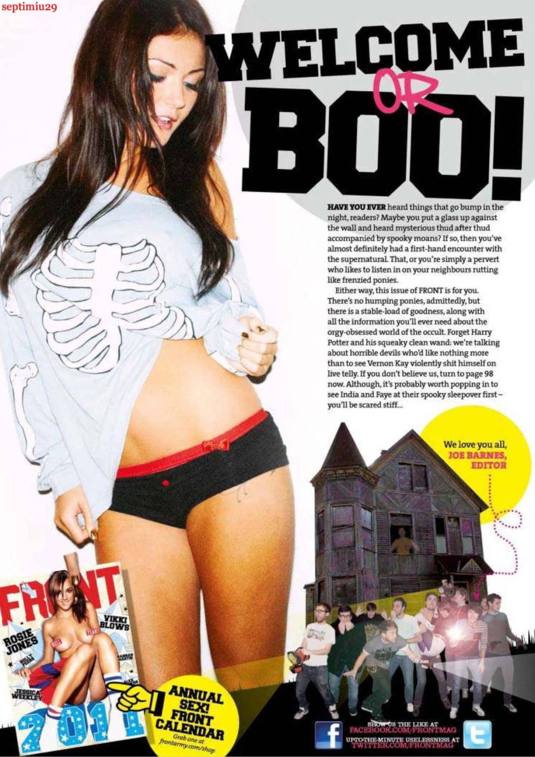 India Reynolds showing off her perfect boobs in Front UK magazine #75326718