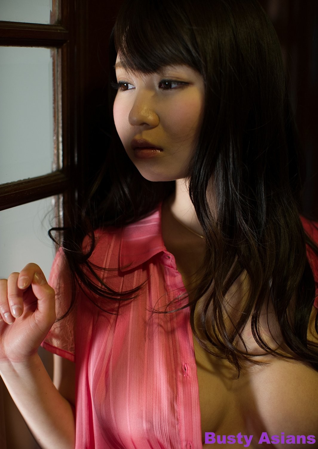 Busty asian Aika Yumeno posing in the living room her natural big tits #73002098