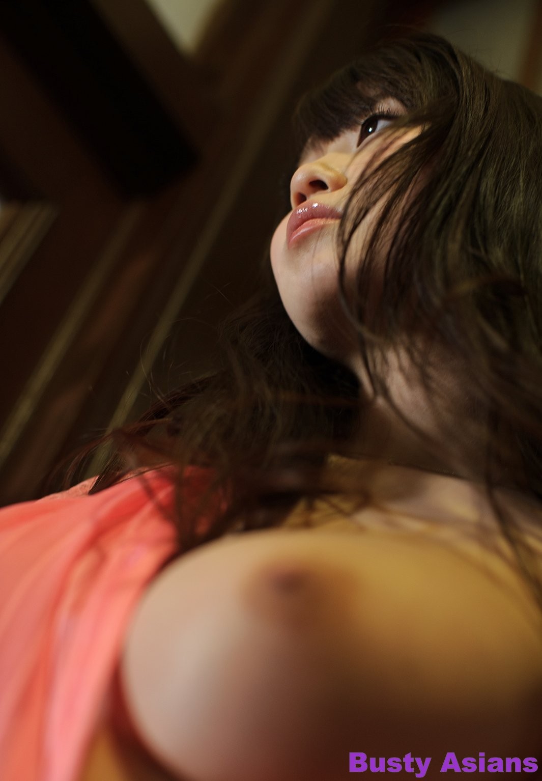 Busty asian Aika Yumeno posing in the living room her natural big tits #73002254
