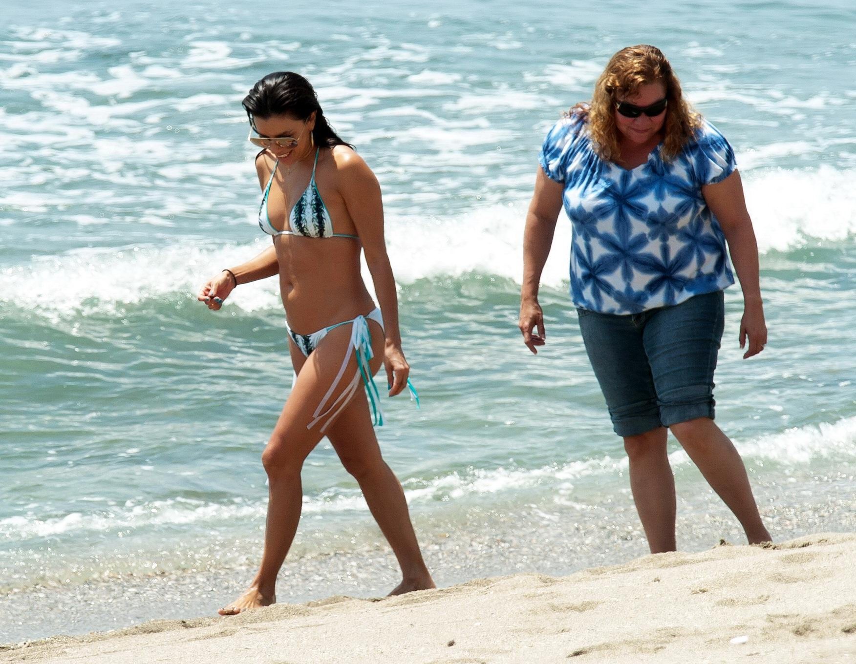 Eva Longoria showing off her bikini body in Marbella #75159345