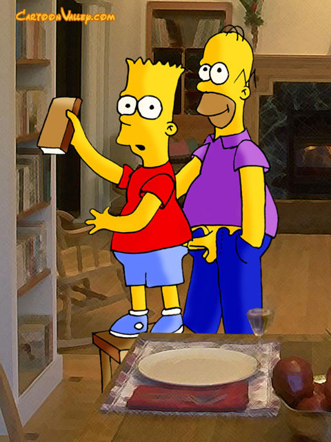 The Simpsons decide to share some photos from their secret family album #69381284