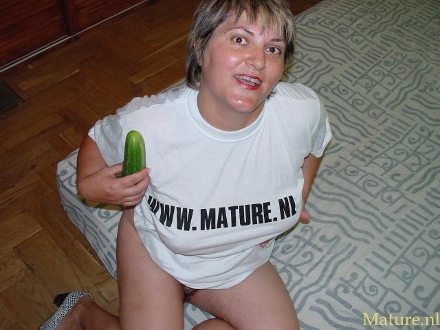 Mature hairy slut with a cucumber #77328870
