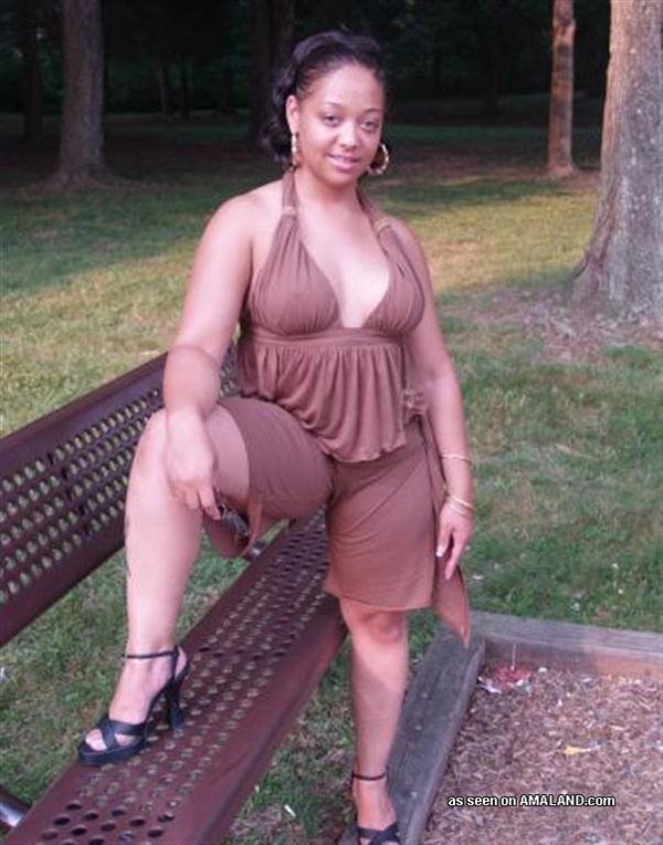 Black BBW babes with big tits posing slutty #71720081