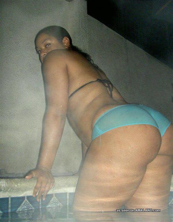 Black BBW babes with big tits posing slutty #71720110