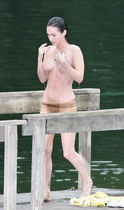 Hot Megan Fox showing her tight nude body #75413242