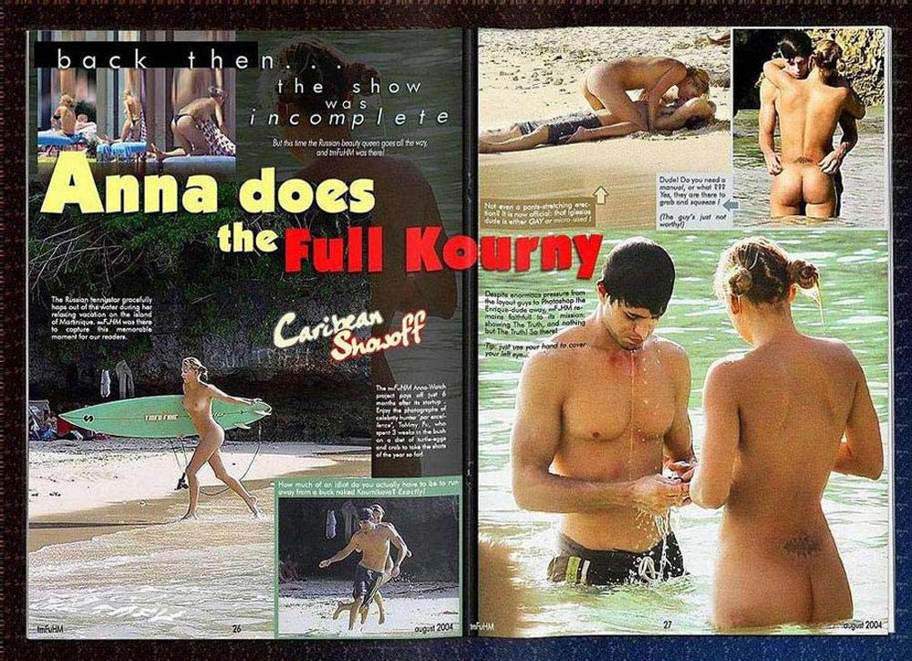 Anna Kournikova expose her great topless and ass #75390930