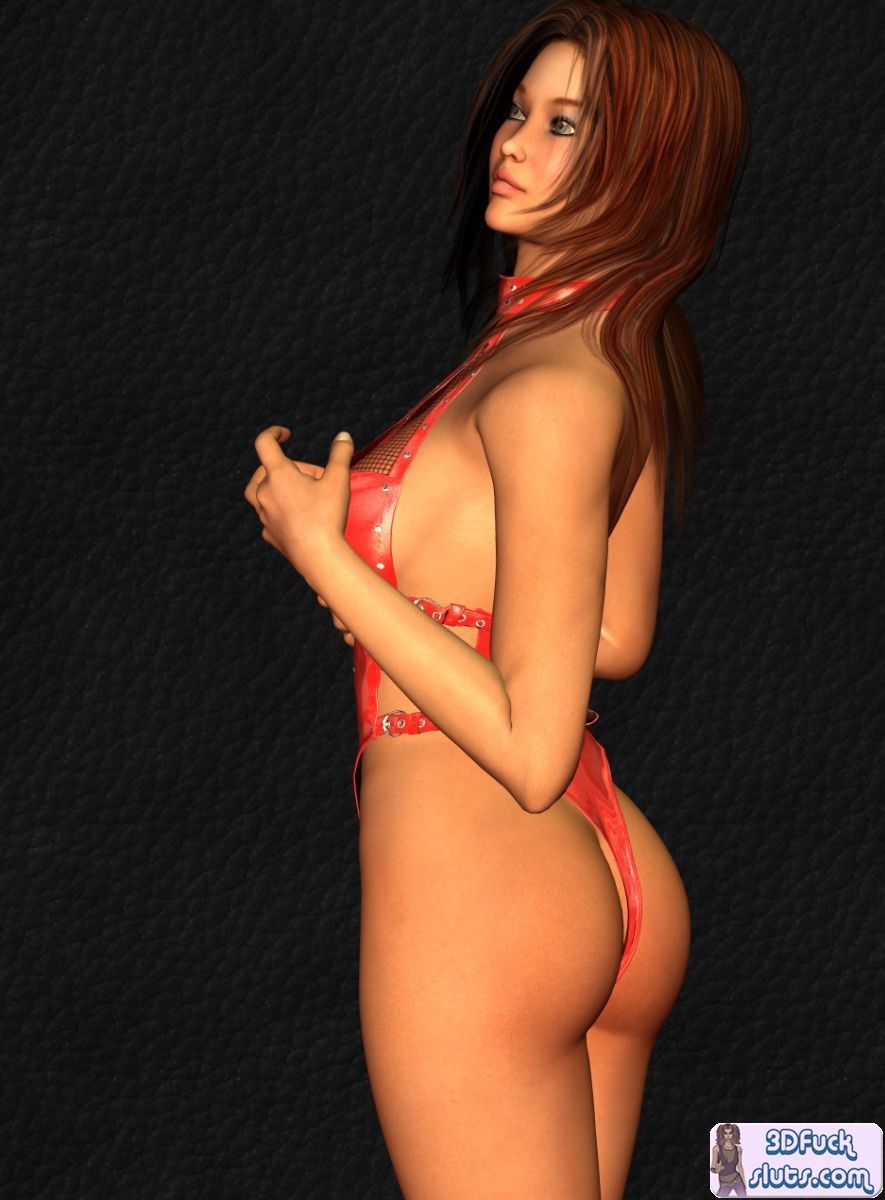 Toon girl posant dans une tenue perverse
 #69335347