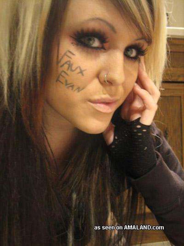 Picture set of sexy camwhoring emo babes #67645186