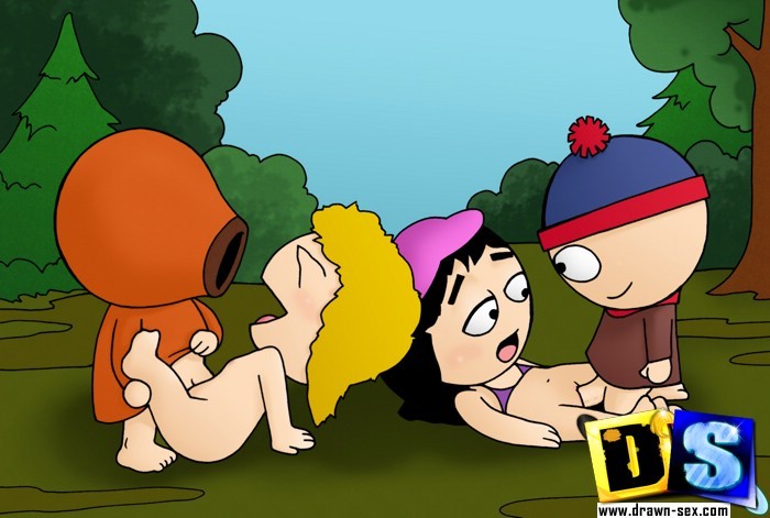 Les Simpsons et South Park : la folie du sexe.
 #69574386