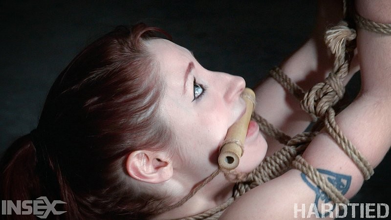 Violet Monroe, une rousse perverse, est attachée par une corde et jouée jusqu'à l'orgasme par un homme.
 #71903772